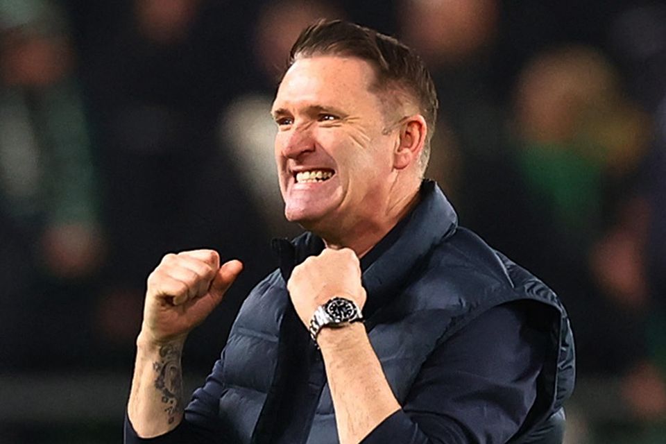 Ferencvaros coach Robbie Keane. Photo: Reuters